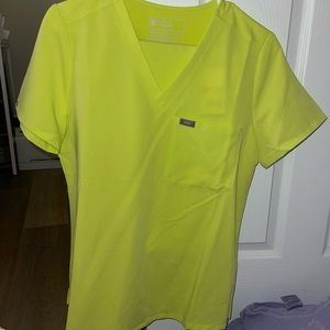 Figs Scrubs in Citrine